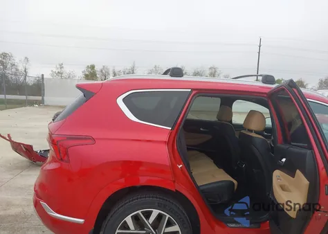 2022 Hyundai Santa Fe Calligraphy from USA, damaged, VIN 5NMS54AL5NH455153